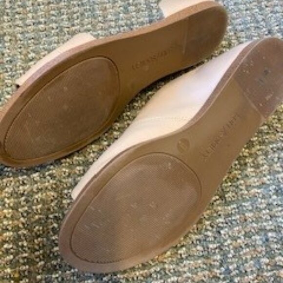 Sole Society neutral leather d'orsay Size 8 flat shoes - Picture 4 of 4
